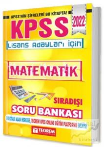 KPSS Lisans Matematik Sıradışı Soru Bankası
