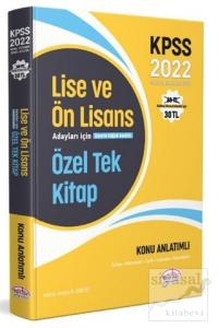 2022 KPSS Lise ve Ön Lisans Adayları İçin Özel Tek Kitap Konu Anlatımlı