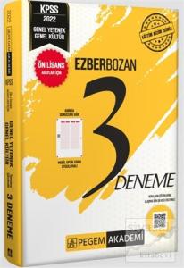 KPSS Önlisans Genel Kültür Genel Yetenek Ezberbozan 3 Deneme