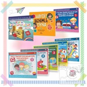 3-7 Yaş Çocuklar İçin IQ Zeka ve Dikkat Geliştiren Oyunlar (8 Kitap Takım)