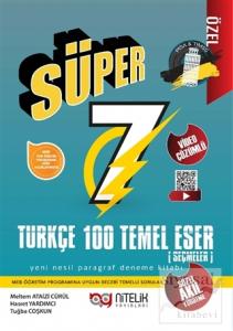 7. Sınıf Süper Türkçe 100 Temel Eser Paragraf Deneme Kitabı