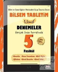 Bilsem Tabletim 1. Sınıf Denemeler 5 Fasikül