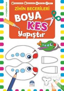 Boya Kes Yapıştır – Zihin Becerileri 4 Yaş