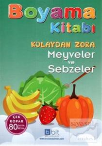 Boyama Kitabı - Kolaydan Zora Meyveler ve Sebzeler