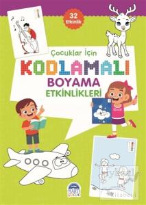 Çocuklar İçin Kodlamalı Boyama Etkinlikleri - Yeşil 2 - 32 Etkinlik
