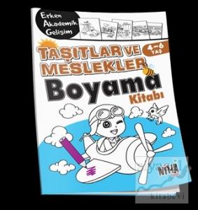 EAG Taşıtlar ve Meslekler Boyama Kitabı 4-6 Yaş