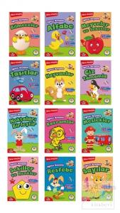 Eğitici Boyama Seti (12 Kitap Takım)