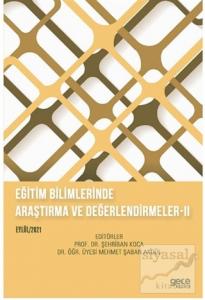 Eğitim Bilimlerinde Araştırma ve Değerlendirmeler 2