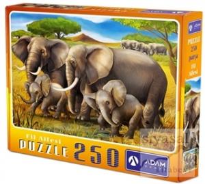 Fil Ailesi 250 Parça Puzzle