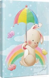 Gökyüzü Tavşanı Çizgili Defter