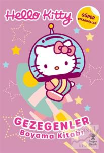 Hello Kitty Gezegenler Boyama Kitabı