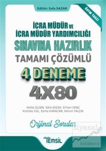 İcra Müdür ve İcra Müdür Yardımcılığı Sınavına Hazırlık Tamamı Çözümlü 4 Deneme