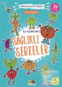 İlk Kelimelerle Sağlıklı Sebzeler - Yapıştır-Boya-Öğren