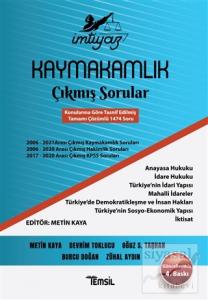 İmtiyaz Kaymakamlık Çıkmış Sorular