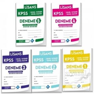 KPSS Lisans Genel Yetenek Genel Kültür 5'li Deneme Paketi