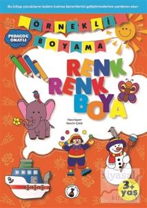 Örnekli Boyama - Renk Renk Boya 3+ Yaş
