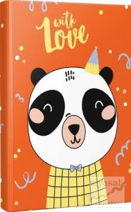 Sevgi Pandası Çizgili Defter
