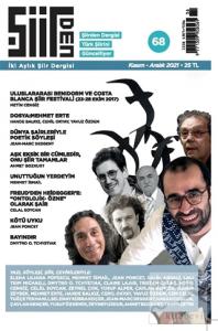 Şiirden İki Aylık Şiir Dergisi Sayı: 68 Kasım - Aralık 2021