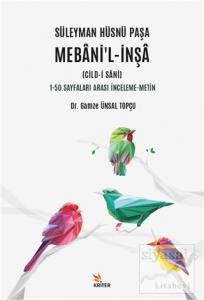 Süleyman Hüsnü Paşa Mebani'l-İnşa (Cild-i Sani)