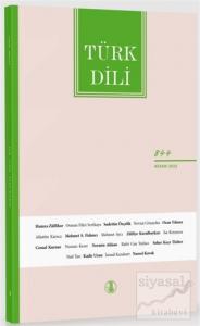 Türk Dili Dergisi Sayı: 844 Nisan 2022