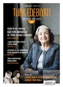 Türk Edebiyatı Dergisi Sayı: 574 Ağustos 2021