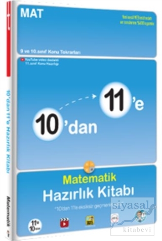 10'dan 11'e Matematik Hazırlık Kitabı