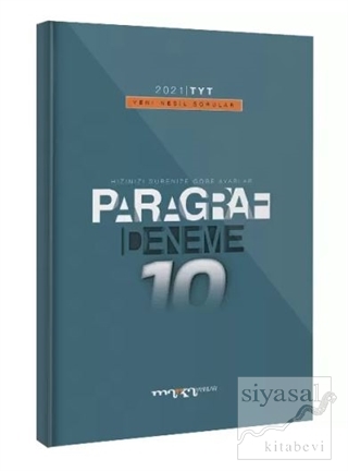 2020 TYT Paragraf Yeni Nesil 10 Deneme