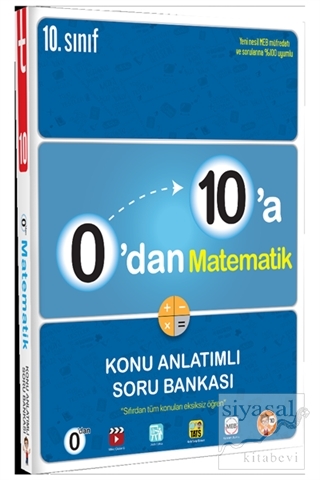 2021 10.Sınıf 0'dan 10'a Matematik Konu Anlatımlı Soru Bankası