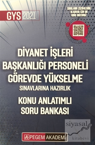 2021 Diyanet İşleri Başkanlığı Personeli Görevde Yükselme Sınavlarına Hazırlık Konu Anlatımlı Soru Bankası