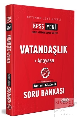 2021 KPSS Optimum Jüri Vatandaşlık + Anayasa Tamamı Çözümlü Soru Bankası