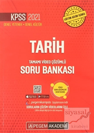 2021 KPSS Tarih Genel Yetenek Genel Kültür Soru Bankası
