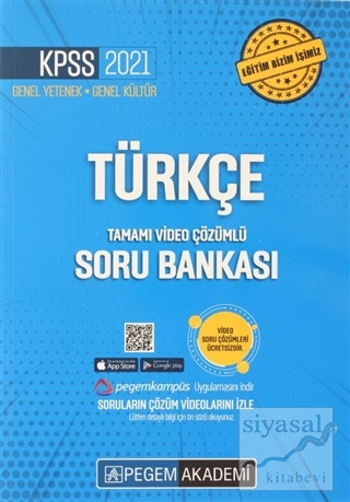 2021 KPSS Türkçe Genel Yetenek Genel Kültür Soru Bankası