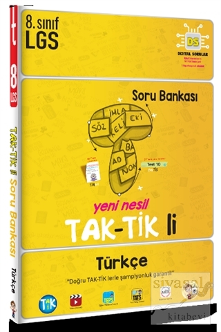 2021 LGS 8. Sınıf Türkçe Tak-Tik'li Soru Bankası