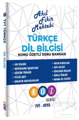 2021 Türkçe Dil Bilgisi Konu Özetli Soru Bankası Kolektif