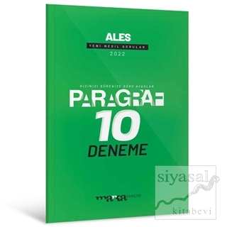 2022 ALES Paragraf Yeni Nesil 10 Deneme Sınavı