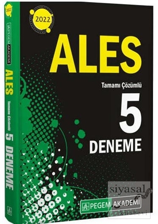 ALES Tamamı Çözümlü 5 Deneme