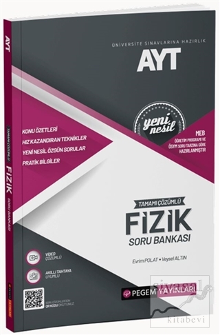 AYT Tamamı Çözümlü Fizik Soru Bankası