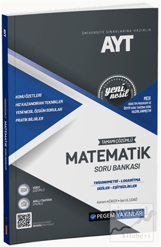 AYT Tamamı Çözümlü Matematik Soru Bankası