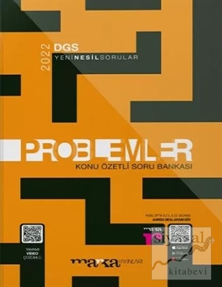 2022 DGS Problemler Konu Özetli Yeni Nesil Soru Bankası Tamamı Video Çözümlü