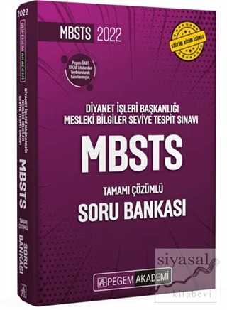Diyanet İşleri Başkanlığı Mesleki Bilgiler Seviye Tespit Sınavı MBSTS Tamamı Çözümlü Soru Bankası