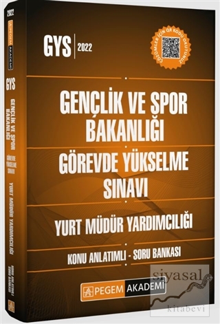 2022 Gençlik ve Spor Bakanlığı Görevde Yükselme Sınavı Yurt Müdür Yardımcılığı Konu Anlatımlı Soru Bankası