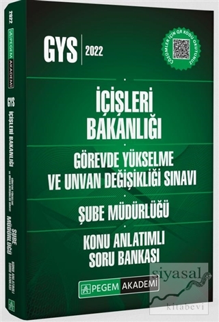 2022 İçişleri Bakanlığı Görevde Yükselme ve Unvan Değişikliği Sınavı Ş