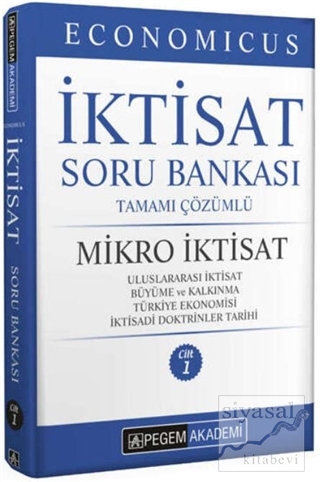 KPSS A Grubu Economicus Mikro İktisat Tamamı Çözümlü Soru Bankası (Cilt 1)
