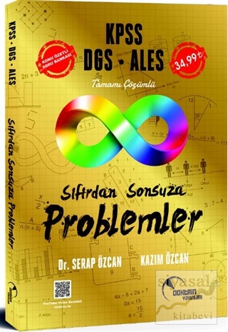 2022 KPSS /DGS/ALES Sıfırdan Sonsuza Problemler Konu Özetli Tamamı Çözümlü Soru Bankası