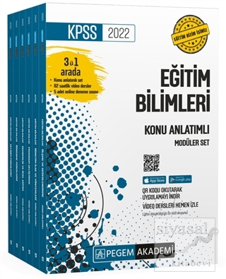 KPSS Eğitim Bilimleri Konu Anlatımlı Modüler Set (6 Kitap Takım)