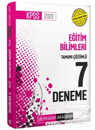 KPSS Eğitim Bilimleri Tamamı Çözümlü 7 Deneme