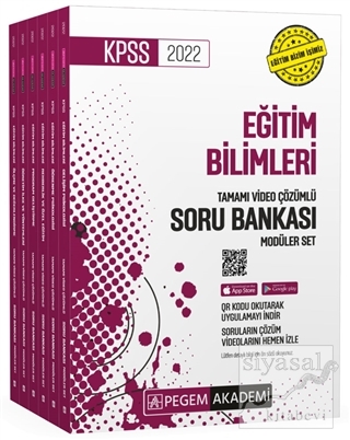 KPSS Eğitim Bilimleri Tamamı Video Çözümlü Soru Bankası Modüler Set (6 Kitap Takım)