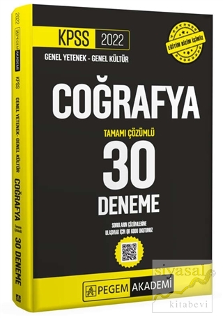 KPSS Genel Yetenek - Genel Kültür Coğrafya 30 Deneme