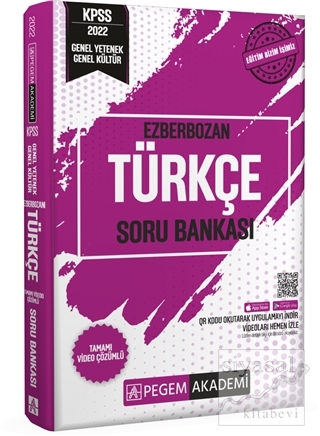 KPSS Genel Yetenek Genel Kültür Ezberbozan Türkçe Soru Bankası