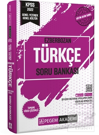 2022 KPSS Genel Yetenek Genel Kültür Ezberbozan Türkçe Soru Bankası Ko